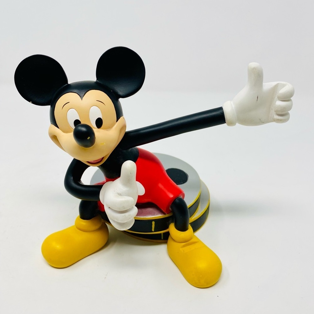 VINTAGE DISNEY, OVERLAND PARK KS66214 MICKEY SITTING ON FILM REELS